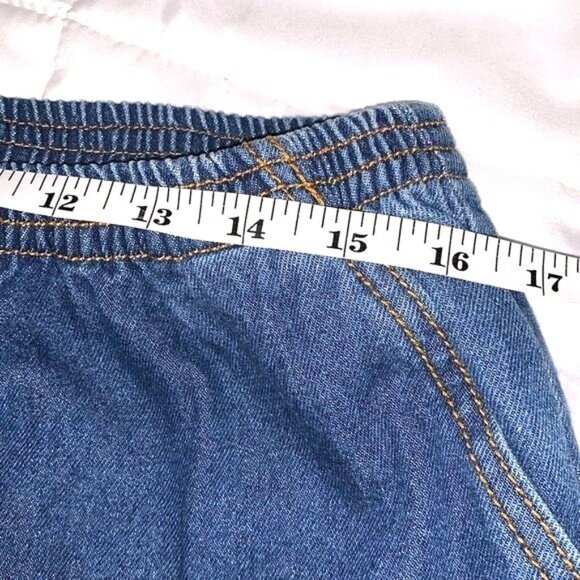Kikit Jeans Womens Elastic Waist Denim Pants Size L - Picture 10 of 13